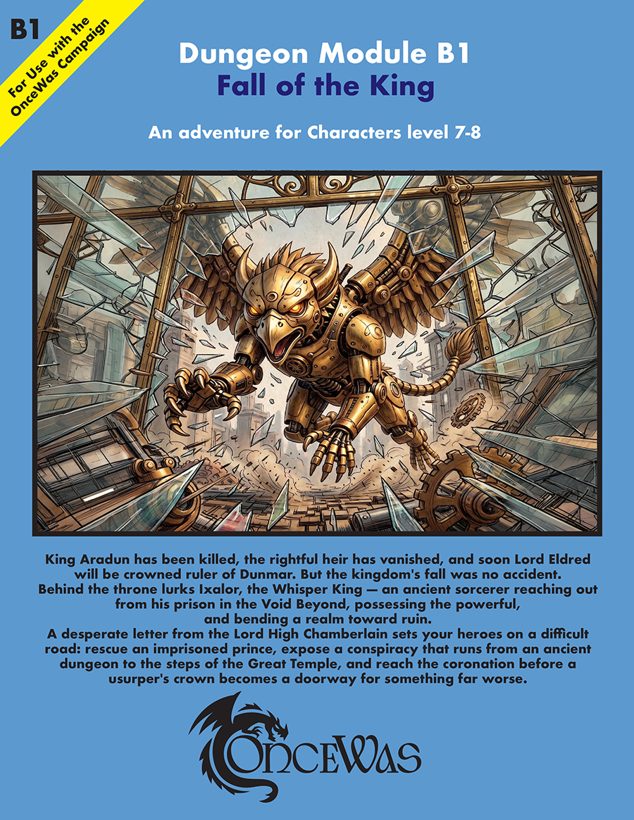 B1: Fall of the King Cover