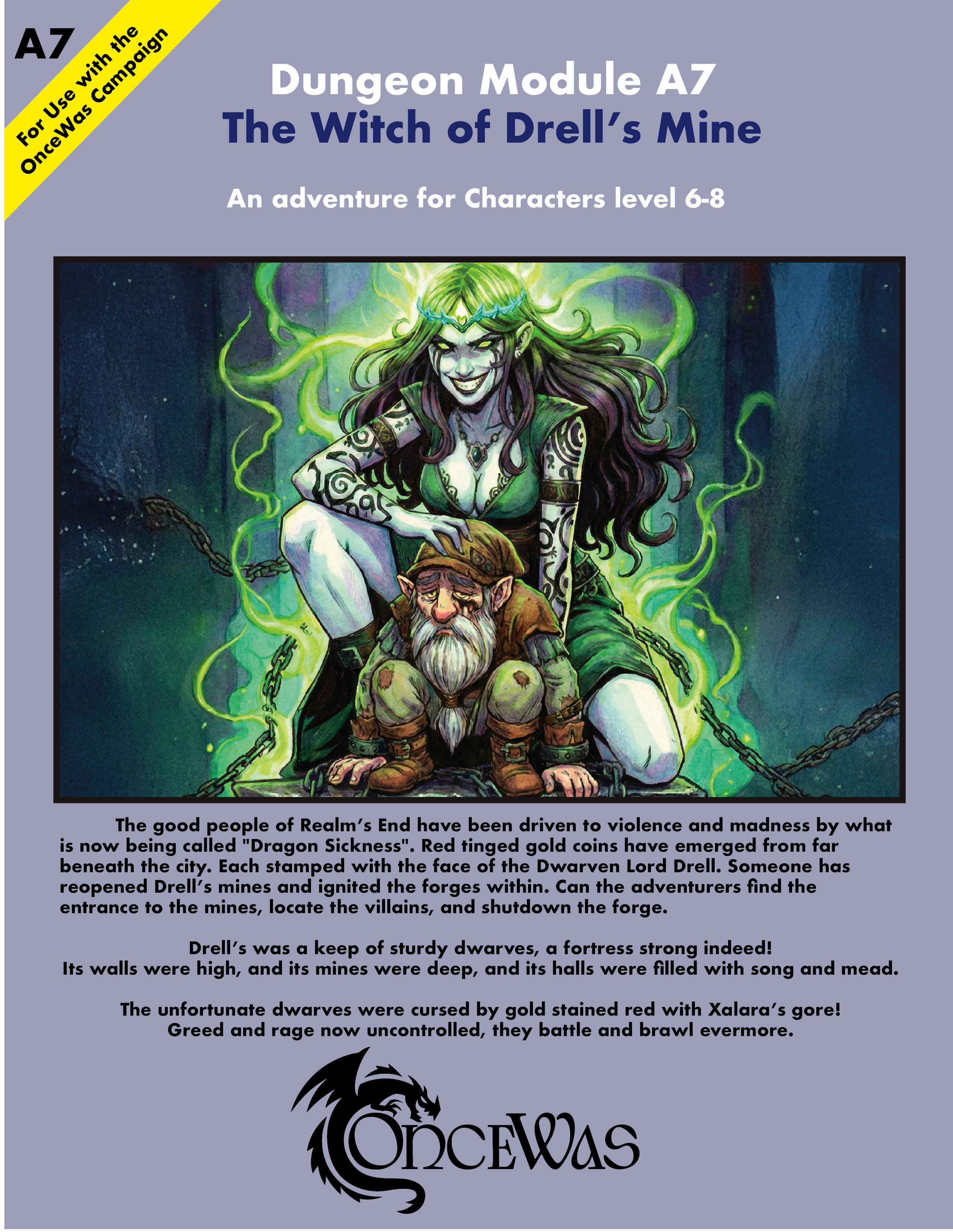 The Witch of Drell's Mine Cover