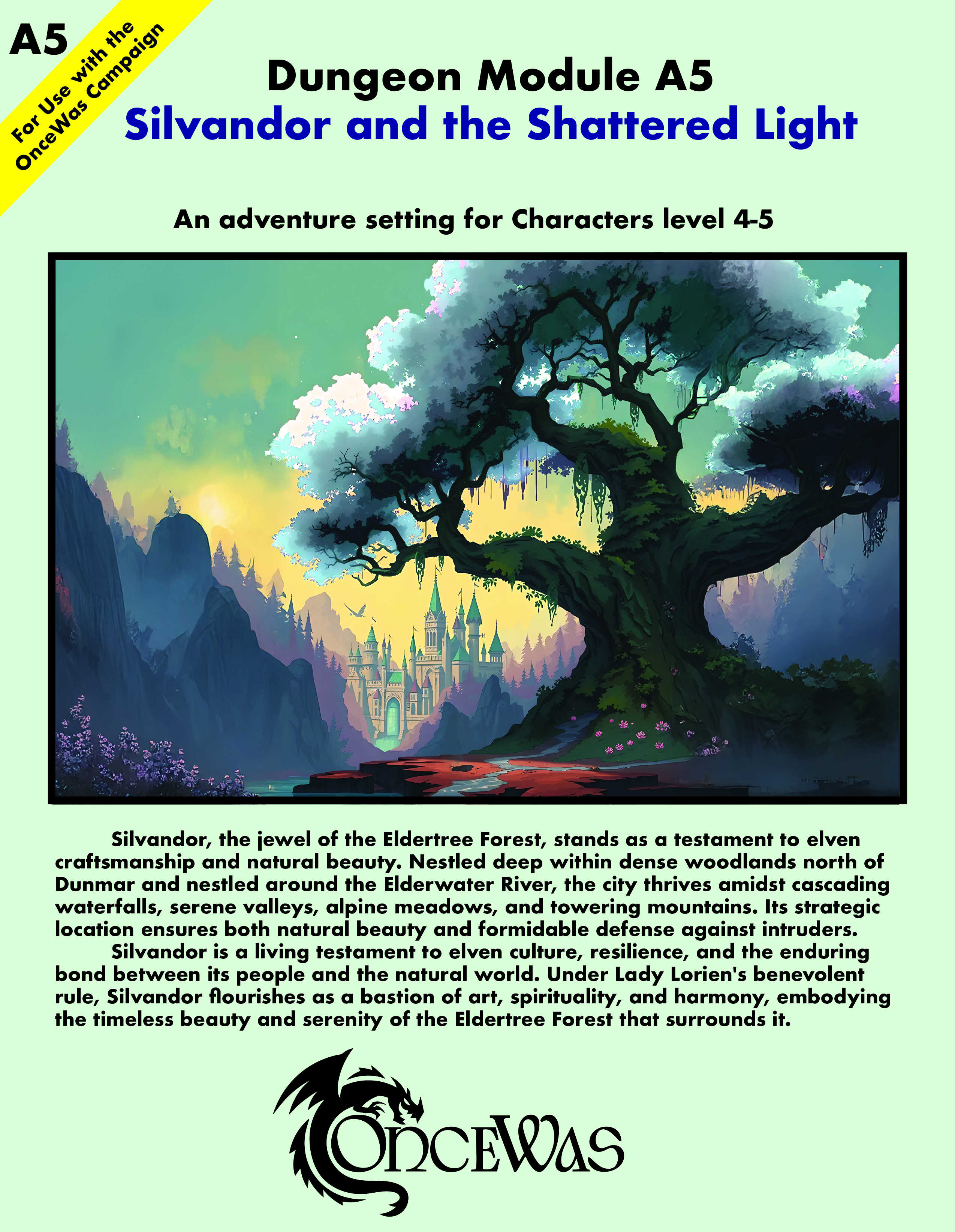 Silvandor and the Shattered Light Cover