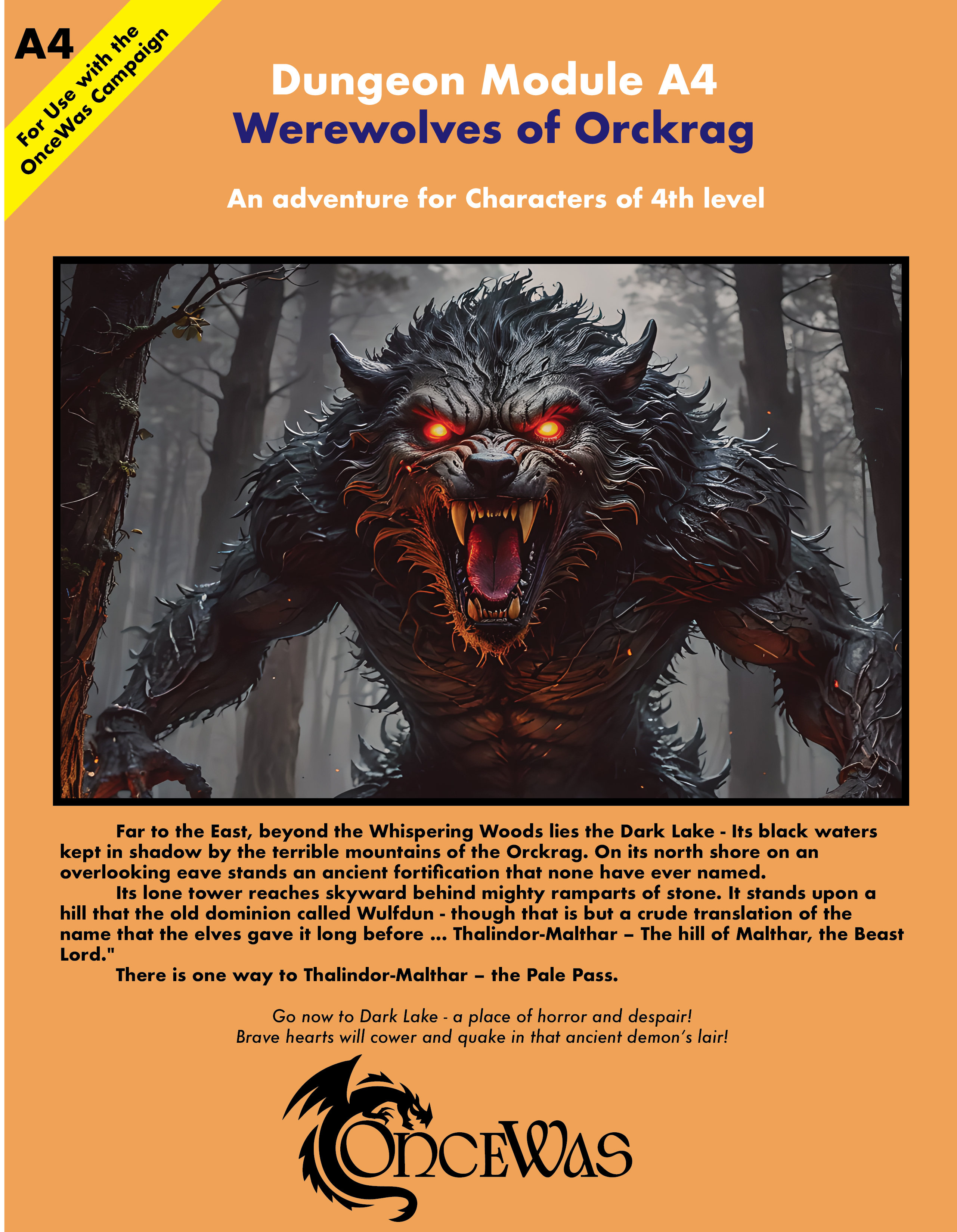 Werewolves of Orckrag Cover